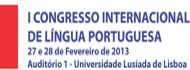 I Congresso Internacional de Língua Portuguesa. Lisboa