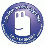 Os comercios de Lugo repartirán adhesivos en galego nos agasallos de Nadal 