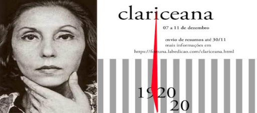 Clariceana 2020. Encontro de pesquisadores de Clarice Lispector. Evento en liña