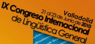 IX Congreso de Lingüística General. Valladolid (España)