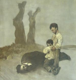 A Xunta chega a un acordo para exhibir por vez primeira en Galicia o cadro de Castelao “A derradeira leición do mestre”