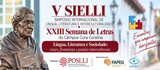 V Simpósio Internacional de Língua, Literatura e Interculturalidade (SIELLI). Goiás (Brasil)