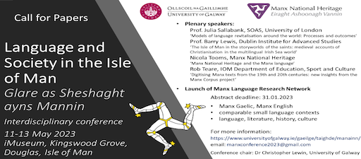 Language and Society in the Isle of Man. Douglas (Reino Unido)