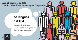 As linguas e a USC. Santiago de Compostela