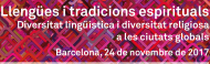 Jornada sobre llengües i tradicions espirituals. Barcelona