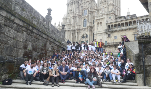Un cento de estudantes do programa de promoción da lingua galega no Bierzo e Sanabria visitan Galicia