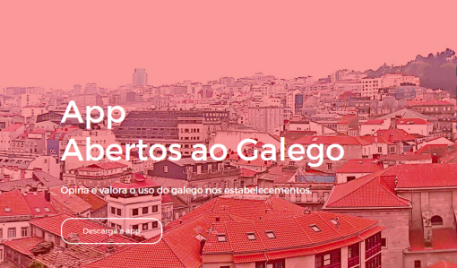 Unha nova aplicación pon en valor a presenza da lingua galega nos establecementos comerciais