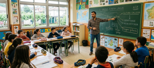 El mapa sociolingüístico escolar de Rois permitirá contar con un diagnóstico detallado sobre la situación del gallego entre el alumnado