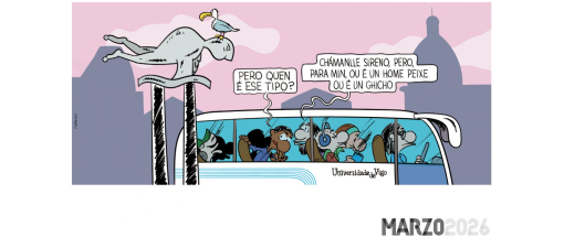 A Universidade de Vigo presenta un ano máis o seu almanaque, que subliña a importancia de usar o galego por parte da comunidade universitaria