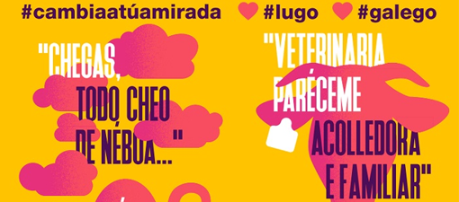 La Facultad de Veterinaria de la Universidad de Santiago organiza una campaña para favorecer la integración lingüística del alumnado