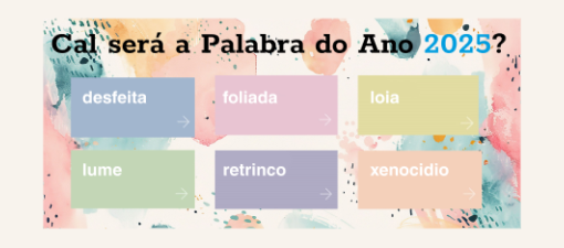 Xa se coñecen os termos galegos finalistas na elección da Palabra do Ano 2025