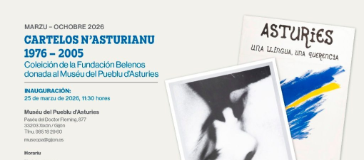 Una muestra repasa los 25 años de materiales gráficos vinculados a la promoción de la lengua y la cultura asturianas