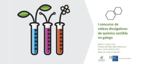 A Universidade de Santiago convoca un concurso de vídeos en galego sobre química sostible