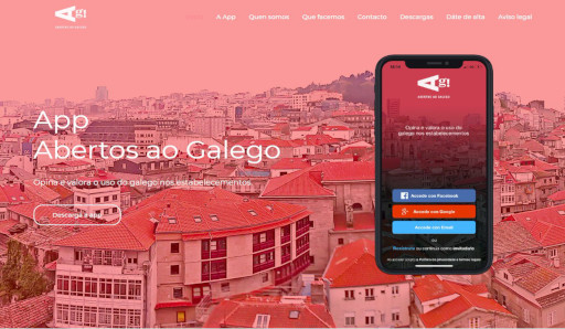 Una aplicación móvil pone en valor los establecimientos comerciales que usan el gallego