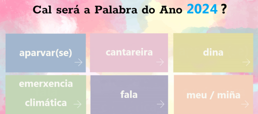 Xa se coñecen os vocábulos galegos finalistas da Palabra do Ano 2024