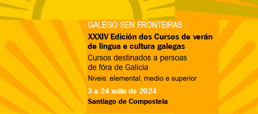 Xa está aberto o prazo de preinscrición dos XXXIV Cursos de lingua e cultura galegas 