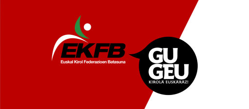 La Unión de Federaciones Deportivas Vascas apuesta por la normalización del euskera con una campaña dirigida a las personas entrenadoras