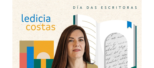 A Xunta homenaxea a Ledicia Costas co Día das Escritoras como recoñecemento á súa difusión da lingua e literatura galegas dentro e fóra de Galicia 