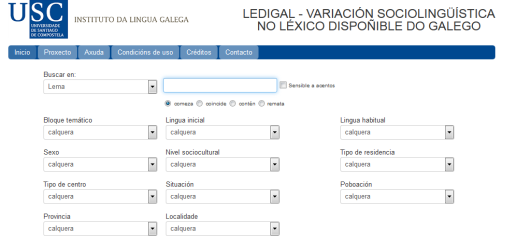 Preséntase Ledigal, un novo recurso para coñecer a variación sociolingüística no léxico dispoñible do galego