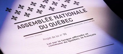Unha lei do Quebec defende que o francés sexa a única lingua oficial