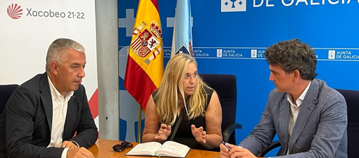 A Xunta mantén unha primeira toma de contacto co Patrimonio Laurentino para a celebración das Letras Galegas de 2023 