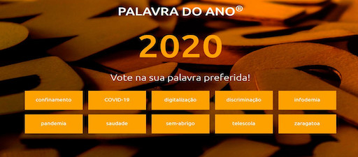 Xa se coñecen as palabras candidatas para a iniciativa Palabra do Ano 2020 da Porto Editora